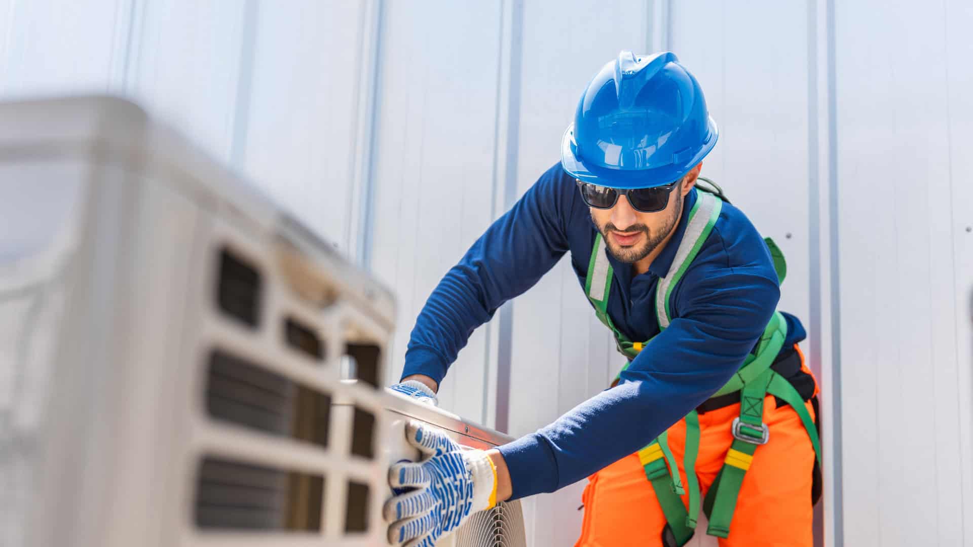 McDougall Energy HVAC Technician completing and HVAC Installation.