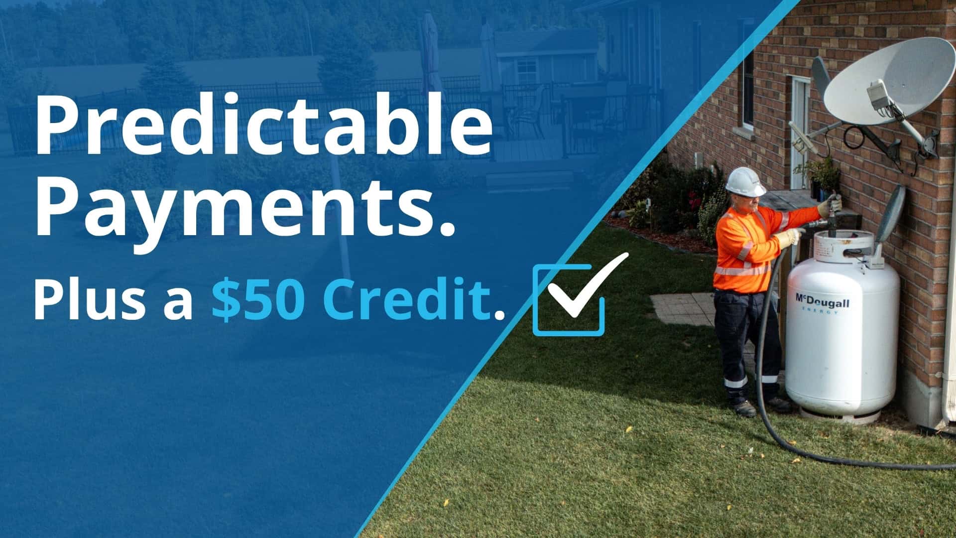 Reliable propane delivery service for homes and businesses by McDougall Energy.