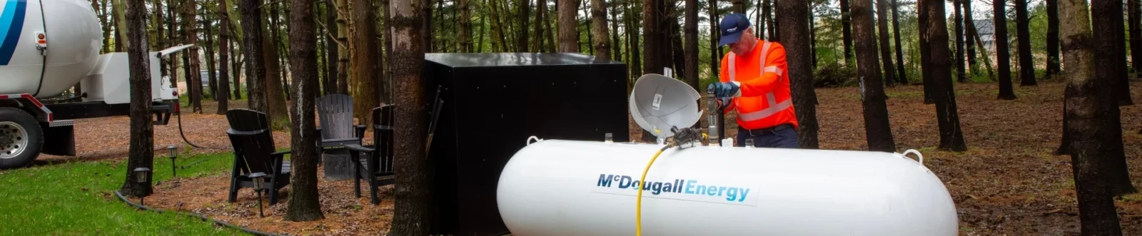 Fuel tank for residential heating and energy needs.