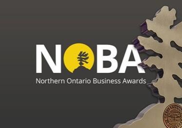 1. Northern Ontario Business Awards logo with NOBA text and tree graphic.